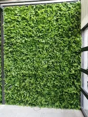 Muro verde artificial exterior instalado